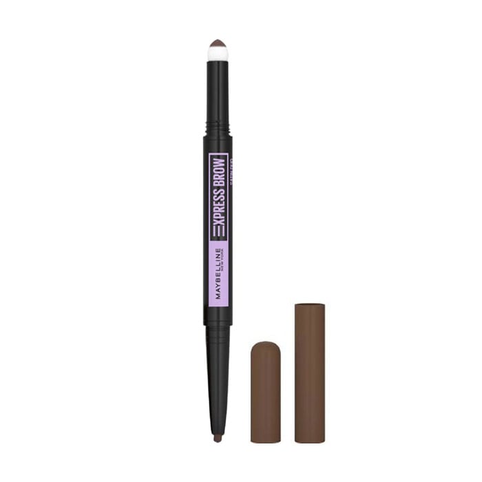 Олівець-тіні для брів Maybelline New York Express Brow Satin Duo 02 Medium Brown, 0.71 г